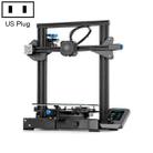 CREALITY Ender-3 V2 Craborundom Glass Platform Ultra-silent DIY 3D Printer, Print Size : 22 x 22 x 25cm, US Plug - 1