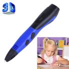 Gen 6th ABS / PLA Filament Kids DIY Drawing 3D Printing Pen with LCD Display(Blue+Black) - 1