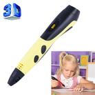 Gen 6th ABS / PLA Filament Kids DIY Drawing 3D Printing Pen with LCD Display(Yellow+Black) - 1