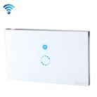 Sonoff  Touch 120mm 1 Gang Tempered Glass Panel Wall Switch Smart Home Light Touch Switch, Compatible with Alexa and Google Home, AC 90V-250V 400W 2A - 1