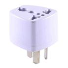 002T Portable Universal Socket Computer Server Power Adapter Travel Charger, CN Plug(White) - 2