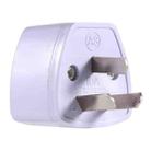 002T Portable Universal Socket Computer Server Power Adapter Travel Charger, CN Plug(White) - 4