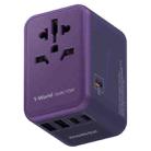 MOMAX 1-World UA8 PD 70W Fast Charger Power Adapter(Purple) - 1