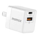 MOMAX UM36 PD 20W USB-C / Type-C + USB Fast Charger Power Adapter, CN Plug(White) - 1