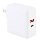 PD65W-A6 PD 65W 90 Degrees Foldable Pin Portable Multi-function USB Quick Charger, US Plug(White) - 1