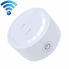 10A Round Shape WiFi Mini Plug APP Remote Control Timer Smart Socket, Support Alexa & Google Home, AC 100-240V, JP / US Plug - 1