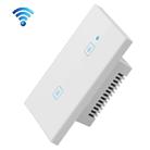 WS-US-02 EWeLink APP & Touch Control 2A 2 Gangs Tempered Glass Panel Smart Wall Switch, AC 90V-250V, US Plug - 1