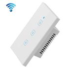 WS-US-03 EWeLink APP & Touch Control 2A 3 Gangs Tempered Glass Panel Smart Wall Switch, AC 90V-250V, US Plug - 1