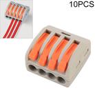 10 PCS 4 Port PCT Series Architectural Wiring Connector LED Lamp Conductor Distributor Junction Box Wire Joint - 1