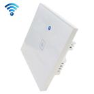 WS-UK-01 EWeLink APP & Touch Control 2A 1 Gang Tempered Glass Panel Smart Wall Switch, AC 90V-250V, UK Plug - 1