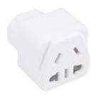 Portable Universal Five-hole WK to C13-C14 Plug Socket Power Adapter(White) - 1