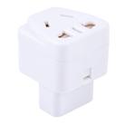 Portable Universal Five-hole WK to C13-C14 Plug Socket Power Adapter(White) - 3