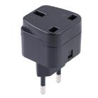 Portable UK to EU Plug Socket Power Adapter - 3