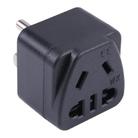 Portable Universal Five-hole WK to US & Mexico Three-pin Plug Socket Power Adapter - 1