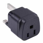 Portable Three-hole US to UK Plug Socket Power Adapter with Fuse - 1