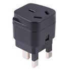 Portable Three-hole AU to UK Plug Socket Power Adapter with Fuse - 3