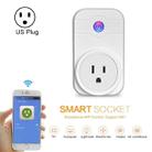 SWA1 10A Home Automation Wireless Smart WiFi Socket, Support Smartphone Remote Control & Timing Switch & Alexa & Google Home - 1