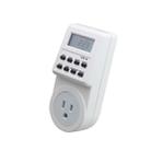 AC 120V Smart Home Plug-in LCD Display Clock Summer Time Function 12/24 Hours Changeable Timer Switch Socket, US Plug - 4