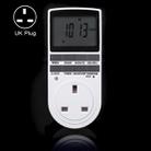 AC 230V Smart Home Plug-in LCD Display Clock Summer Time Function 12/24 Hours Changeable Timer Switch Socket, UK Plug - 1