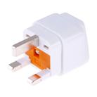 Portable Universal Socket to UK Plug Power Adapter Travel Charger with Fuse(White) - 3