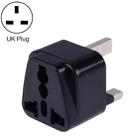 Portable Universal Socket to UK Plug Power Adapter Travel Charger (Black) - 1