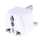 Portable Universal Socket to UK Plug Power Adapter Travel Charger (White) - 2