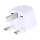 Portable Universal Socket to UK Plug Power Adapter Travel Charger (White) - 3