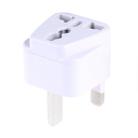 Portable Universal Socket to UK Plug Power Adapter Travel Charger (White) - 4