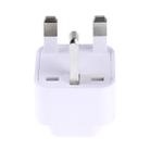 Portable Universal Socket to UK Plug Power Adapter Travel Charger (White) - 5