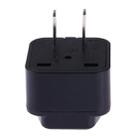 Portable Universal Socket to US Plug Power Adapter Travel Charger (Black) - 5
