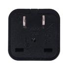 Portable Universal Socket to US Plug Power Adapter Travel Charger (Black) - 6