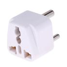 Portable Universal Socket to (Small) South Africa Plug Power Adapter Travel Charger (White) - 1