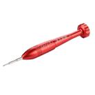 Professional Repair Tool Open Tool 1.2 x 25mm Cross Tip Socket Metal Screwdriver(Red) - 3