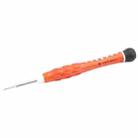 Professional Repair Tool Open Tool 0.8 x 30mm Pentacle Tip Socket Screwdriver(Orange) - 3