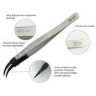 BEST BST-7A  Curved Head Tweezers for Mobile Phone / Computer Repair - 5
