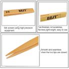 BEST BST-20# Pointed Tip and 140mm Whole Length Bamboo Tweezer - 6