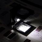 Mini Desk Style 10x Magnification Loupe Metal Antique Magnifier(Black) - 9