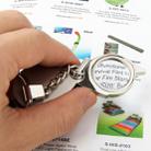 Portable Folding Loupe Metal Jewelry Antique Magnifier Magnifying Eye Glass Lens Keychain - 1