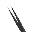 JIAFA JF-603 Straight Tip Tweezers (Black) - 4