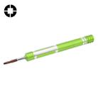 608-2.5 Hollow Cross Tip 2.5 Middle Bezel Repair Screwdriver(Green) - 1