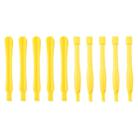 10 PCS Mobile Phone Repair Tool Spudgers (5 PCS Round + 5 PCS Square)(Yellow) - 1