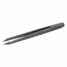 JF-S12 Anti-static Carbon Fiber Straight Tip Tweezers(Black) - 3