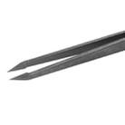 JF-S12 Anti-static Carbon Fiber Straight Tip Tweezers(Black) - 4