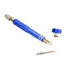 JF-6688 5 in 1 Metal Multi-purpose Pen Style Screwdriver Set for Phone Repair(Blue) - 4