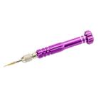 JF-6688 5 in 1 Metal Multi-purpose Pen Style Screwdriver Set for Phone Repair(Purple) - 3