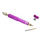 JF-6688 5 in 1 Metal Multi-purpose Pen Style Screwdriver Set for Phone Repair(Purple) - 4