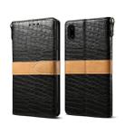 For iPhone XS Max Leather Protective Case(Black) - 1