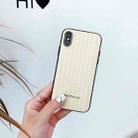 Leather Protective Case For iPhone X & XS(White) - 1