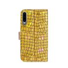 Crocodile Texture Matching Horizontal Flip Leather Case with Card Slots & Holder For iPhone XR(Gold) - 5