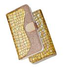 Crocodile Texture Matching Horizontal Flip Leather Case with Card Slots & Holder For iPhone XR(Gold) - 10